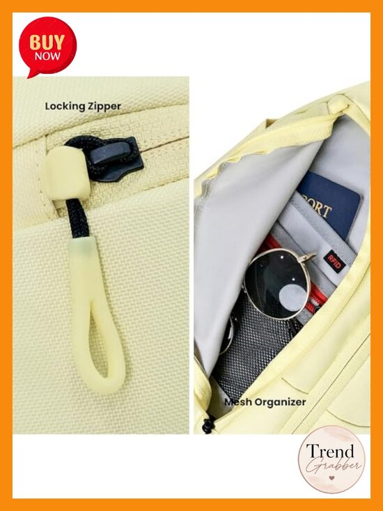 8L Sling Crossbody Backpack 2-in-1 Convertible Travel Daypack Water Resistant main image 2